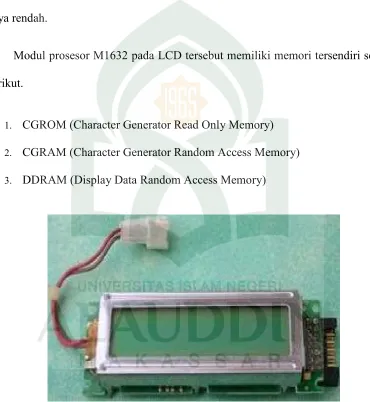 Gambar II.3 LCD Dot Matrix 2×16 M1632 