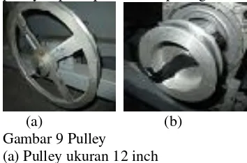 Gambar 9 Pulley 