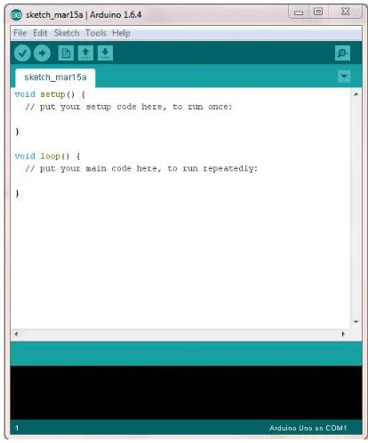 Gambar 5. Sketch IDE arduino (Arduino, 2016) 