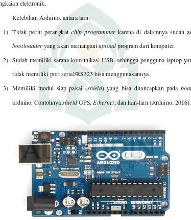 Gambar II. 3 Arduino Uno (Sumber : Artanto.com) 