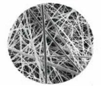 Gambar 1. Struktur mikro filter kertas jenis  serat kaca. 