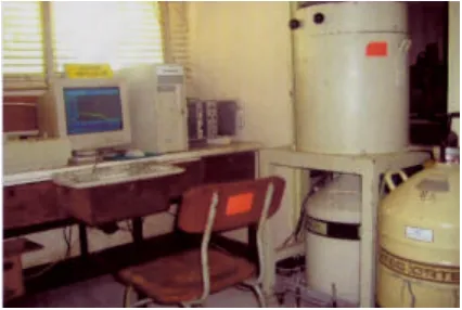 Gambar 1. Spektrometer sinar-γ di Lab. ARL PTNBR-BATAN, Bandung. 