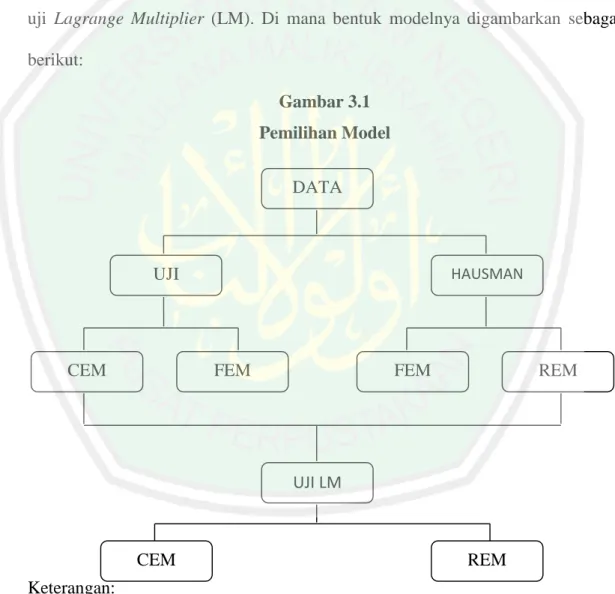 Gambar 3.1  Pemilihan Model 