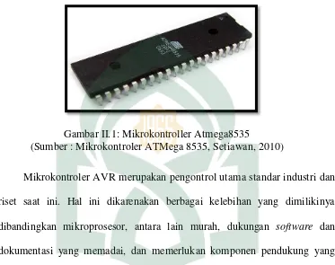 Gambar II.1: Mikrokontroller Atmega8535 