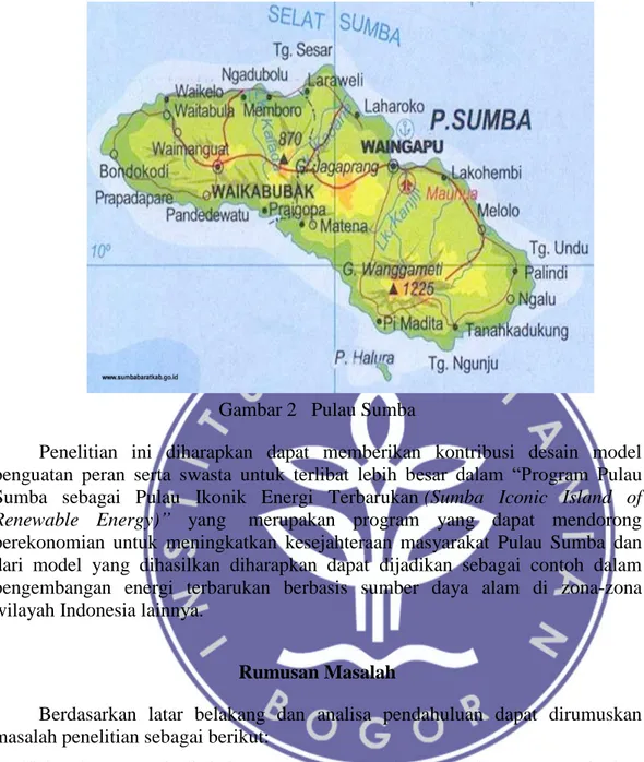 Gambar 2   Pulau Sumba 