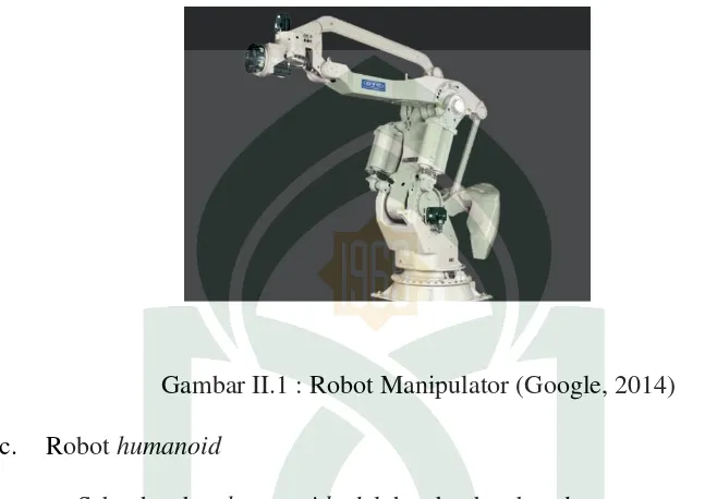 Gambar II.1 : Robot Manipulator (Google, 2014) 