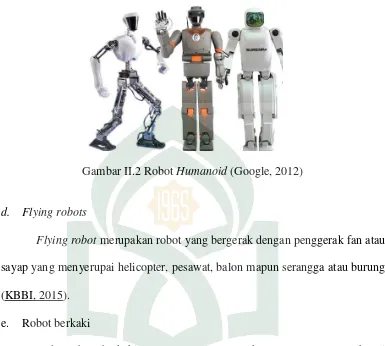 Gambar II.2 Robot Humanoid (Google, 2012) 
