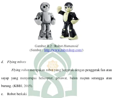Gambar II.2 : Robot Humanoid 