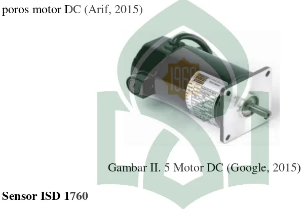 Gambar II. 5 Motor DC (Google, 2015) 