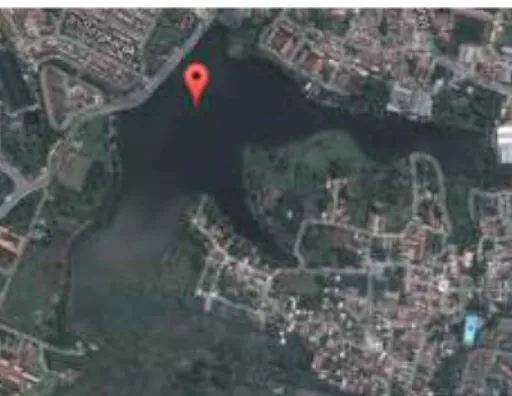 Gambar 1. Lokasi Sampling Situ Cikaret (sumber: maps.google.com) 