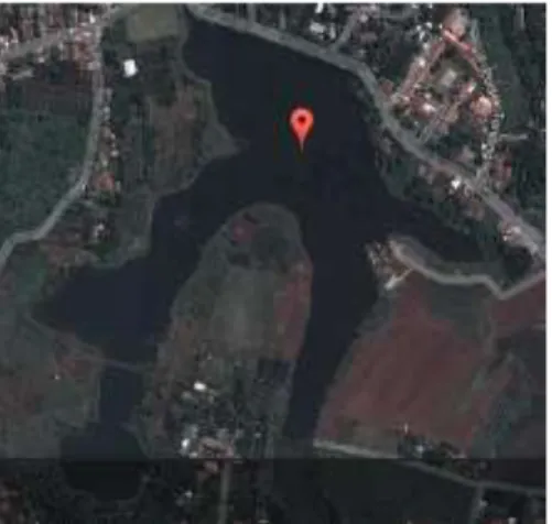 Gambar 3. Lokasi Sampling Situ Tonjong (sumber: maps.google.com) 