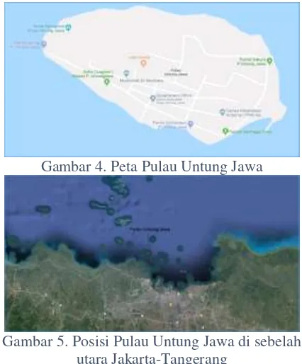 Gambar 4. Peta Pulau Untung Jawa 
