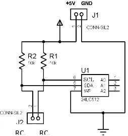 Gambar 3.11 Rangkaian Mikrokontroler ke DAC 