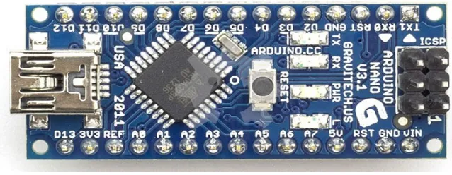 Gambar II.4 Arduino NANO (Datasheet, 2013) 
