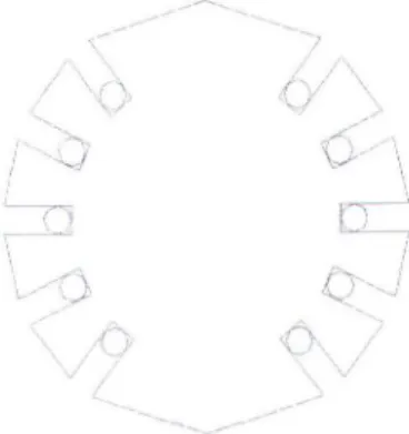 Gambar 2.11.  :  rotor non salient pole 