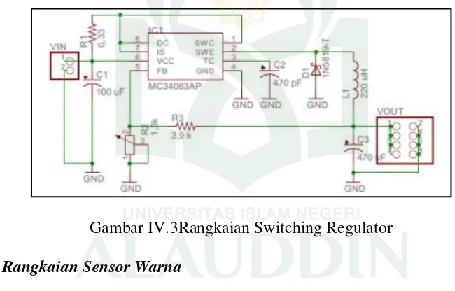 Gambar IV.3Rangkaian Switching Regulator 