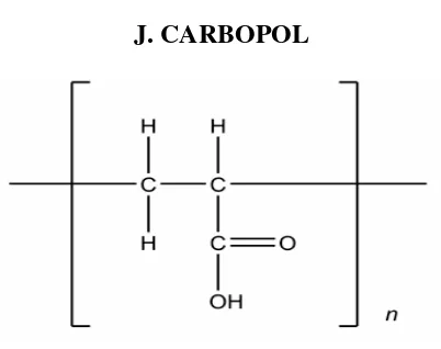 Gambar 3. Struktur umum Carbopol 