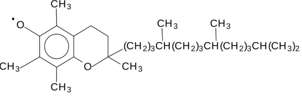 Gambar 7. Struktur Kimia Vitamin E 4 2.3.3.Gluthathion Peroksidase (GPx) 