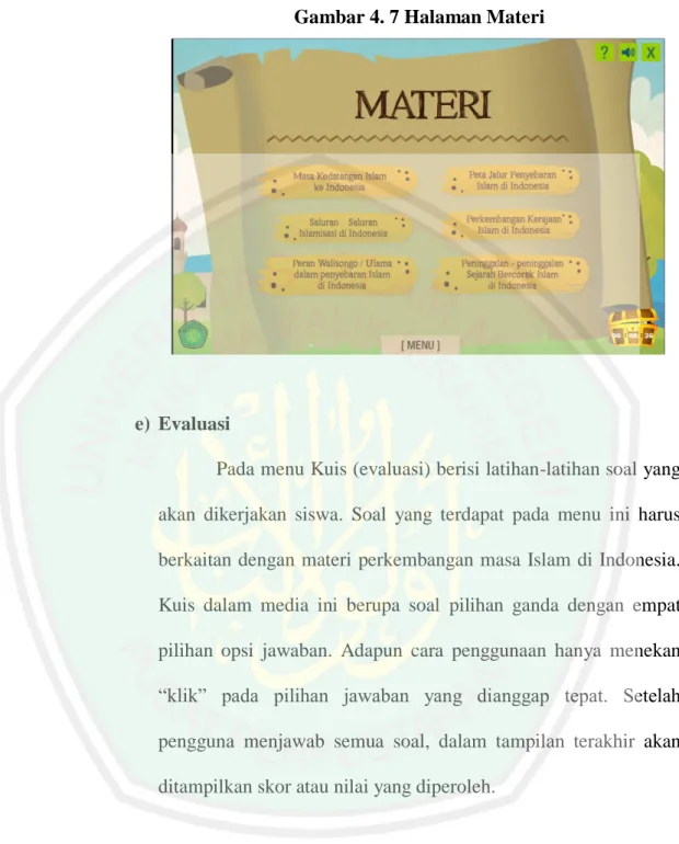 Gambar 4. 7 Halaman Materi 