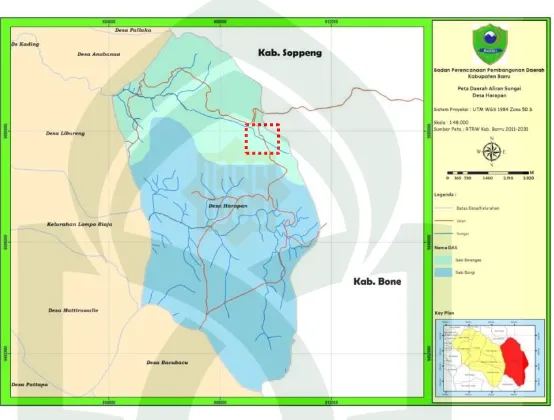 Gambar 3.8 Peta Hidrologi Desa Harapan tahun 2011 
