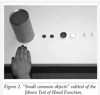 Figure 1. “ Card turning” subtest of the Jebsen Test of Hand Function.