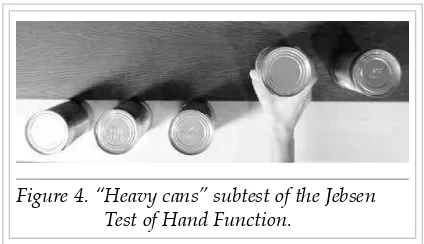 Figure 3. “ Checkers” subtest of the Jebsen Test of Hand Function.