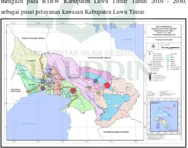 Gambar III.3. Rencana Struktur Ruang Kabupaten Luwu Timur (lamp. 3)Sumber: Peta RTRW Kab