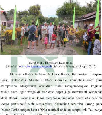 Gambar II.2 Ekowisata Desa Bahoi