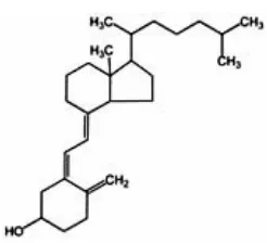 Gambar 6. Struktur kimia vitamin D 