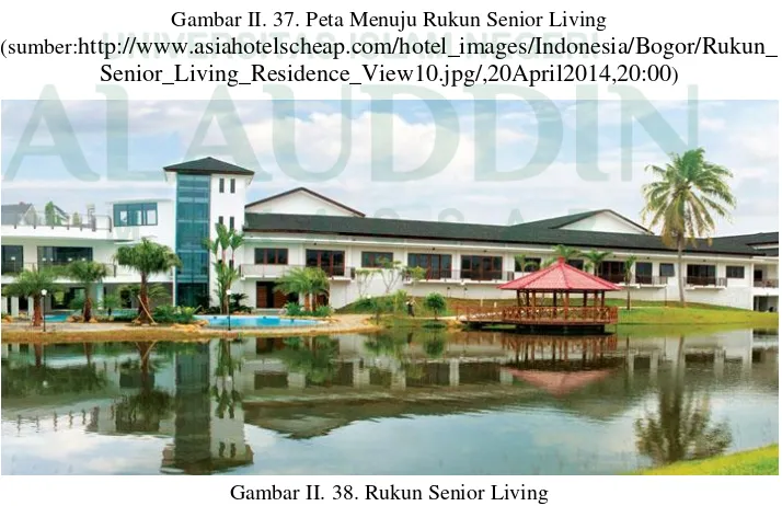 Gambar II. 37. Peta Menuju Rukun Senior Living 