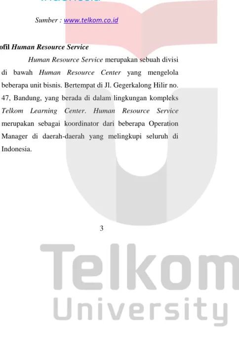 Gambar 1.1  Logo PT. Telkom Tbk. 