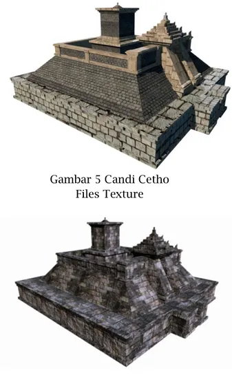 Gambar 5 Candi Cetho   Files Texture 