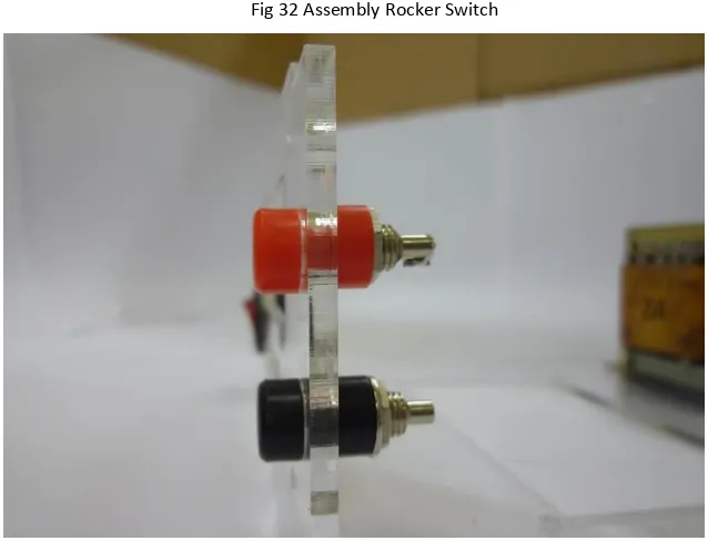 Fig 32 Assembly Rocker Switch  