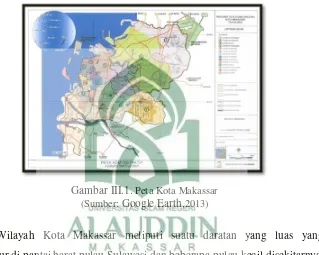 Gambar III.1. Peta Kota Makassar 