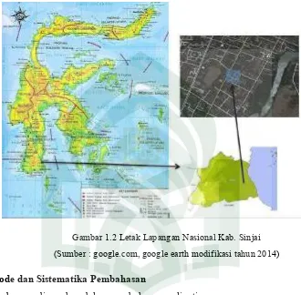 Gambar 1.2 Letak Lapangan Nasional Kab. Sinjai 