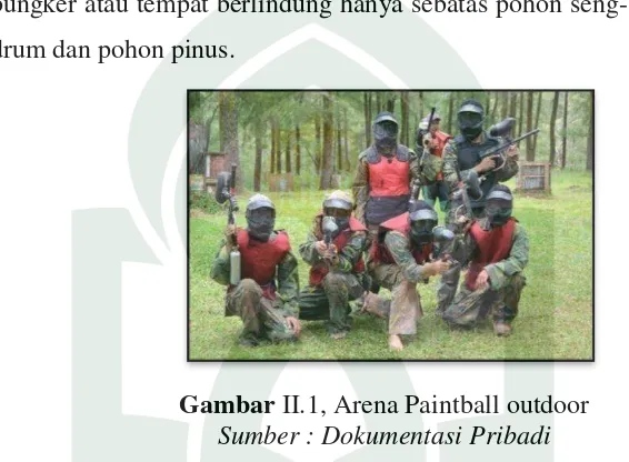 Gambar II.1, Arena Paintball outdoor 