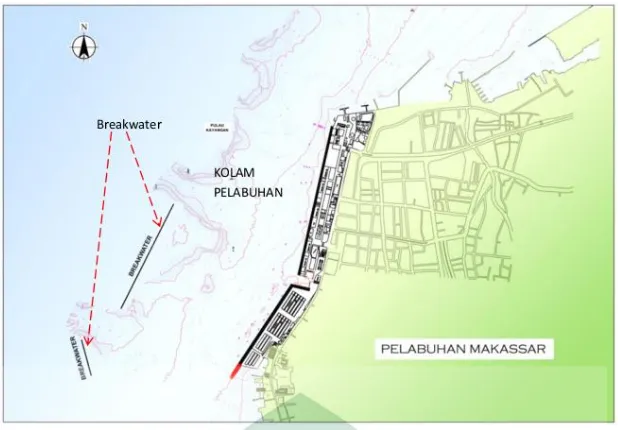 Gambar 2.23 Area kolam pelabuhan Makassar 