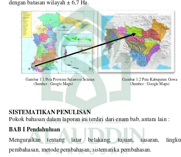 Gambar 1.1 Peta Provinsi Sulawesi Selatan 