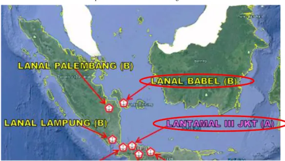 Gambar 3-4 Daftar pangkalan dari Jakarta - Tanjung Pinang  Paparan Perencanaan Admin Pangkalan 