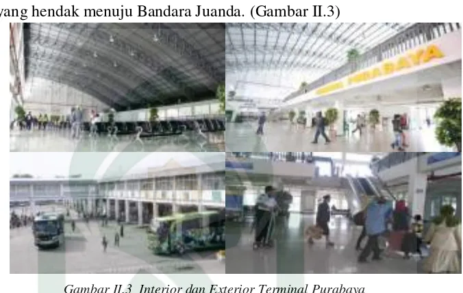 Gambar II.3  Interior dan Exterior Terminal Purabaya  
