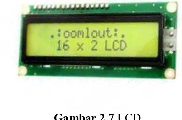 Gambar 2.7 LCD 