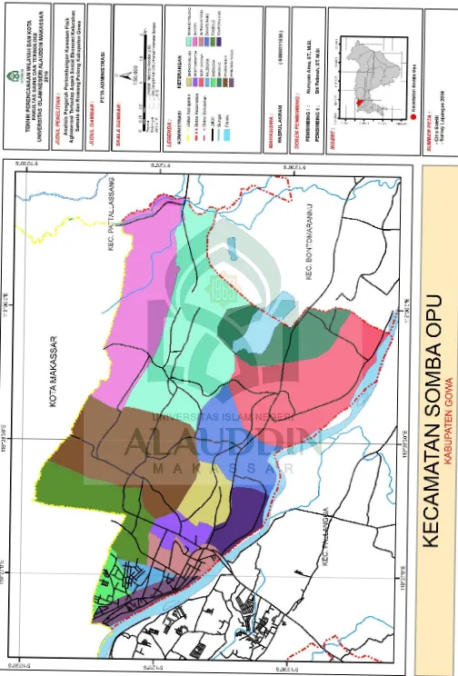 Gambar. 4. 1. Peta Kecamatan Somba Opu   