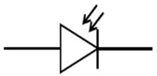 Gambar 2.7.  Simbol Led Inframerah 