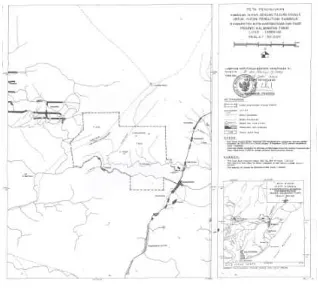 Gambar 1. Peta Kawasan KHDTK, Hutan Penelitian Samboja 