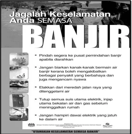 Gambar di bawah menunjukkan kejadian banjir.