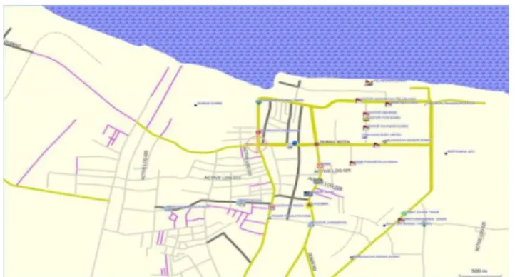 Gambar 1.Wilayah kajian penelitian daerah Kota Dumai  Tabel 1. Wilayah sebaran dan Jumlah Kuisoner 