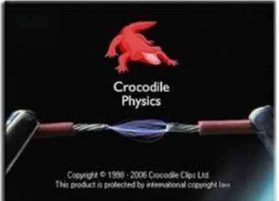 Gambar 1. Tampilan Menu Utama Crocodile Physics 