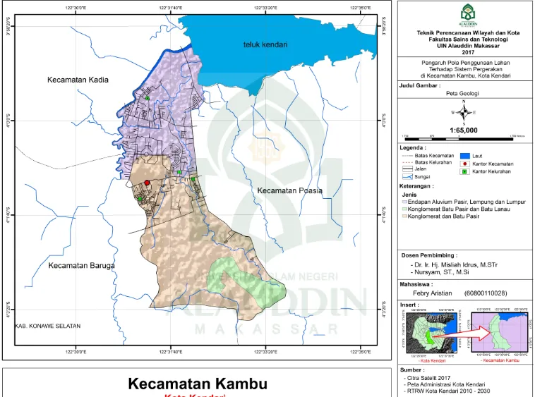 Gambar 4. Peta Geologi Kecamatan Kambu 