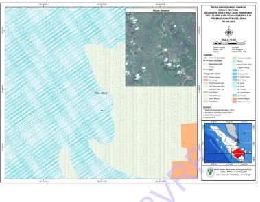 Gambar 5.20. Peta Lokasi Survei Nyamuk pada Ekosistem Non Hutan Jauh Pemukiman di Kecamatan Kayu Agung, Kabupaten OKI,  Propinsi Sumatera Selatan Tahun 2015  DOC
