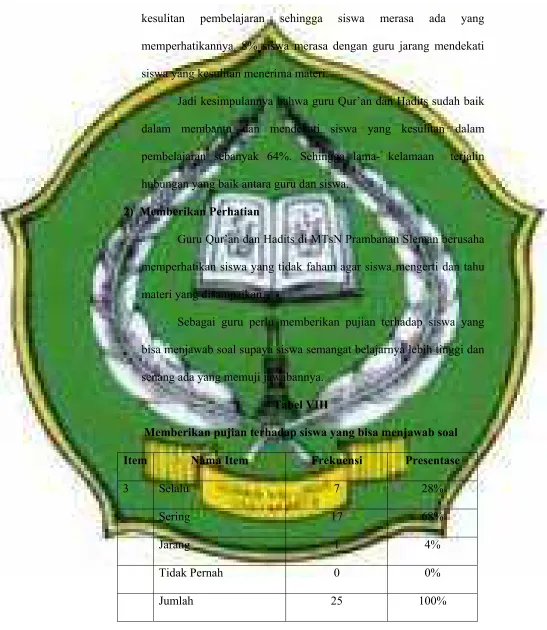 Tabel VIII 